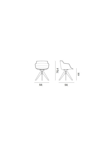 Flow Slim Padded Chair (Expo Offer)