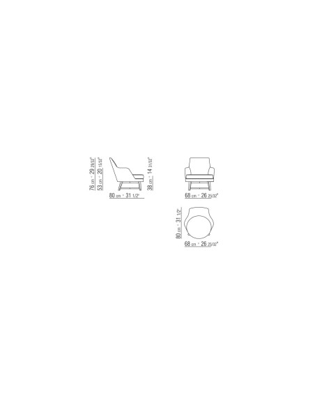Fauteuil Guscio (Offre Expo) Flexform - 5