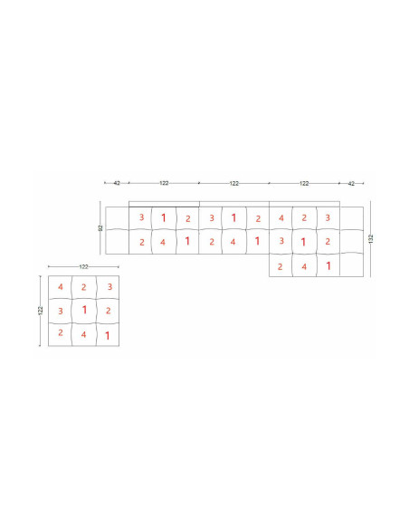 Divano Pixel Patchwork (Offerta Expo) Saba - 7