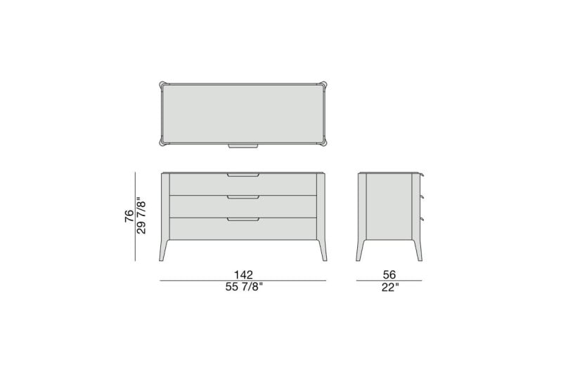 Ziggy Night Chest of Drawers (Expo Offer)