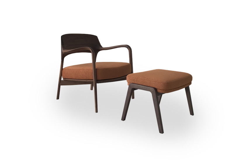 Fauteuil Louis et Pouf Loretta (Offre Expo) Porada - 5