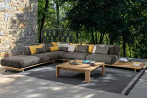 Argo Wood Outdoor Sofa 2