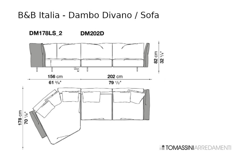 Divano Dambo (Offerta Expo) B&B Italia - 8