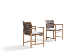 Chaise d'extérieur Vis à Vis Tribù - 1