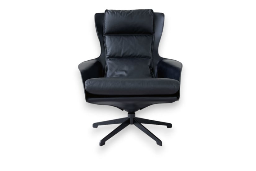 Cab Lounge Black Leather Armchair  (Expo Offer) Cassina - 7