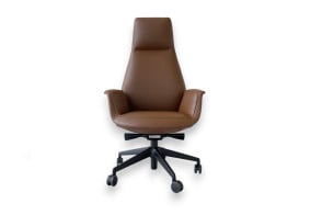 Poltrona Downtown in pelle cognac (Offerta Expo) Poltrona Frau - 6