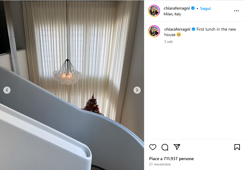 Chiara Ferrgni Nuvola Chandelier